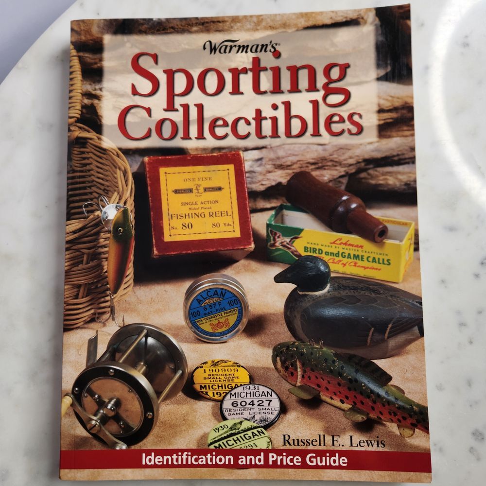 Warman's Sporting Collectibles Book ID Price Guide Russell E. Lewis GUC